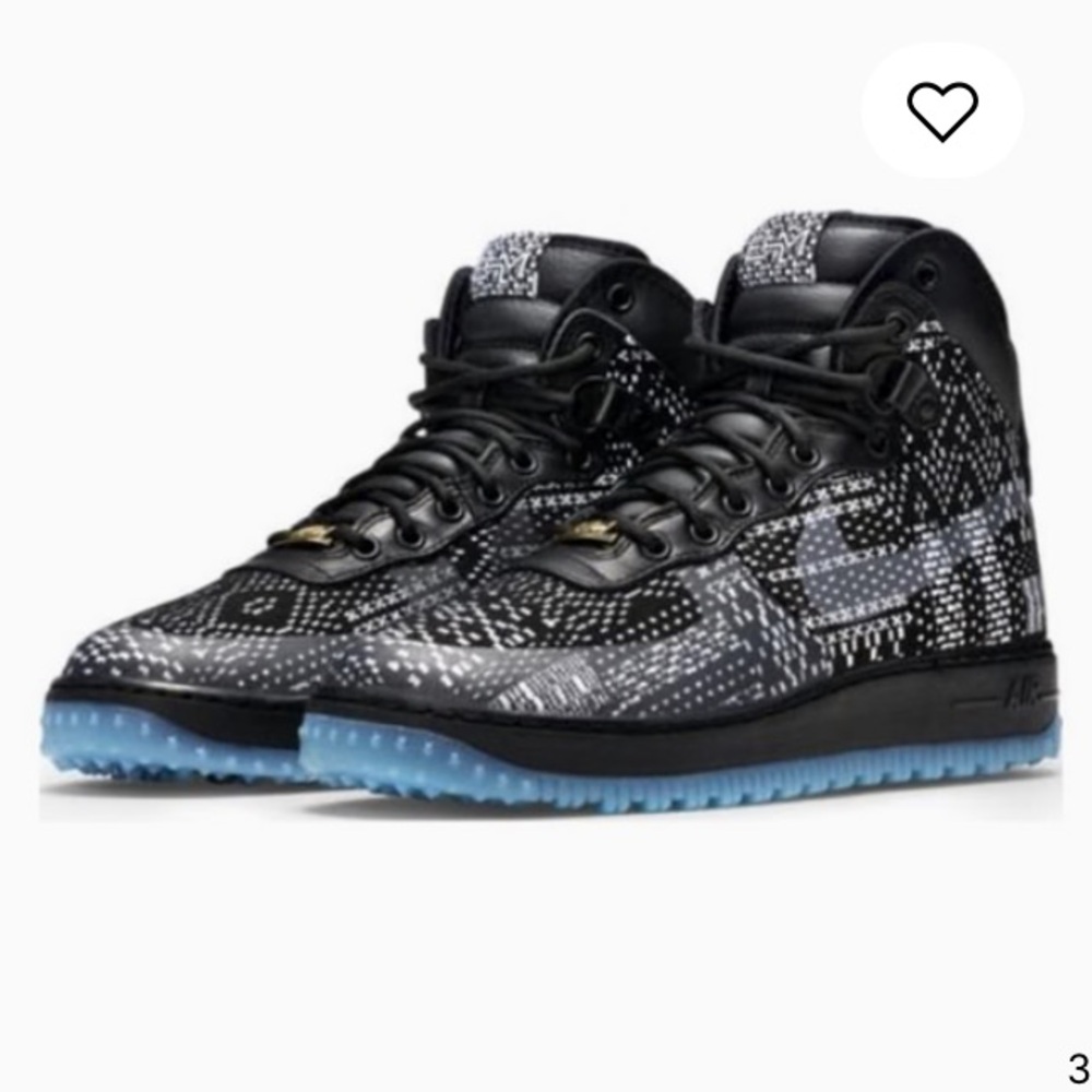 Nike Air Force 1 Duckboot High 2015 BHM Black History Month 739390-001 10.5